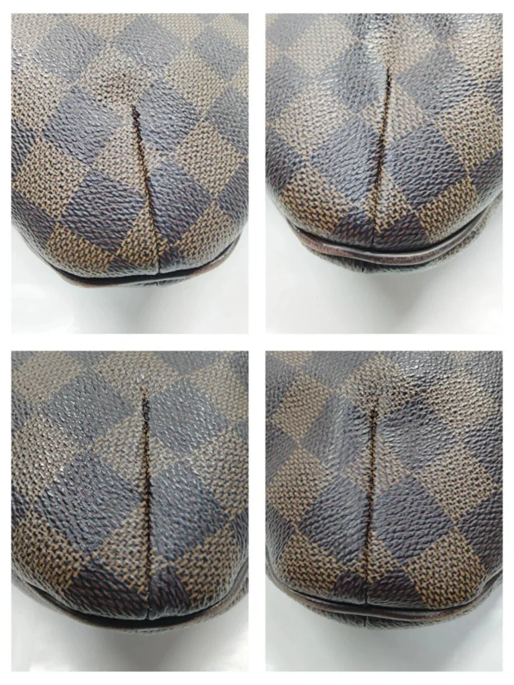Authentic Louis Vuitton Bloomsbury PM Damier Ebene Crossbody Shoulder Bag